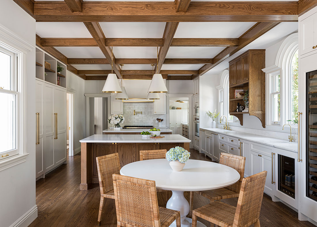 Neoclassical Hillsborough Full Kitchen From Family Room