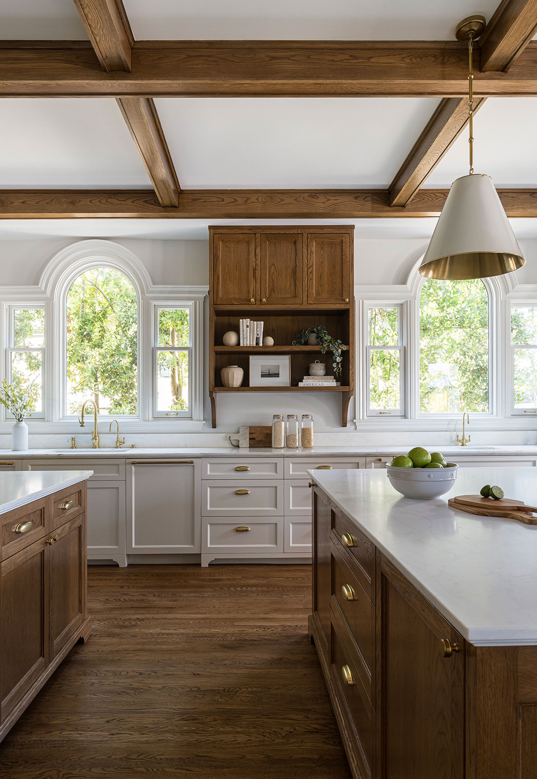 Hillsborough Neoclassical Kitchen Sink Windows Islands