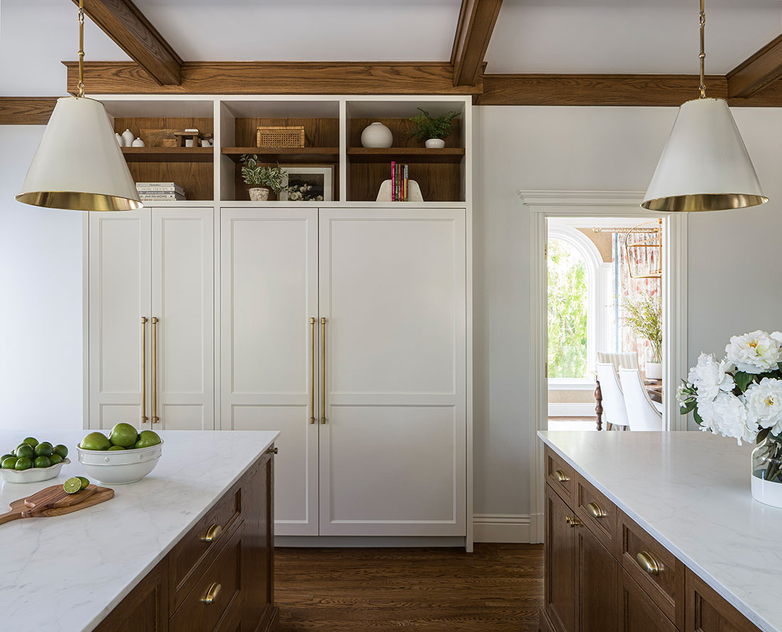 Neoclassical Hillsborough Kitchen Refrigerator Islands