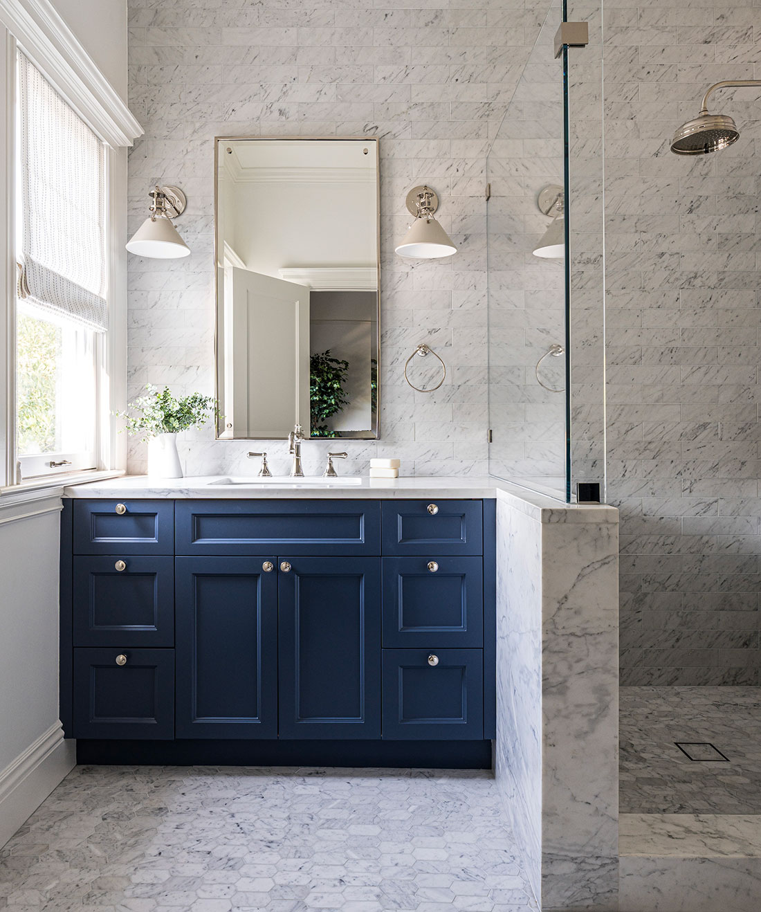 Neoclassical Hillsborough Boy Bathroom