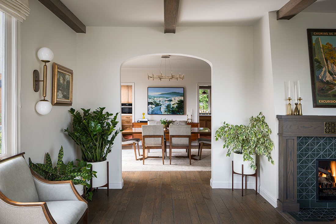 Living Room to Dining Room Arch