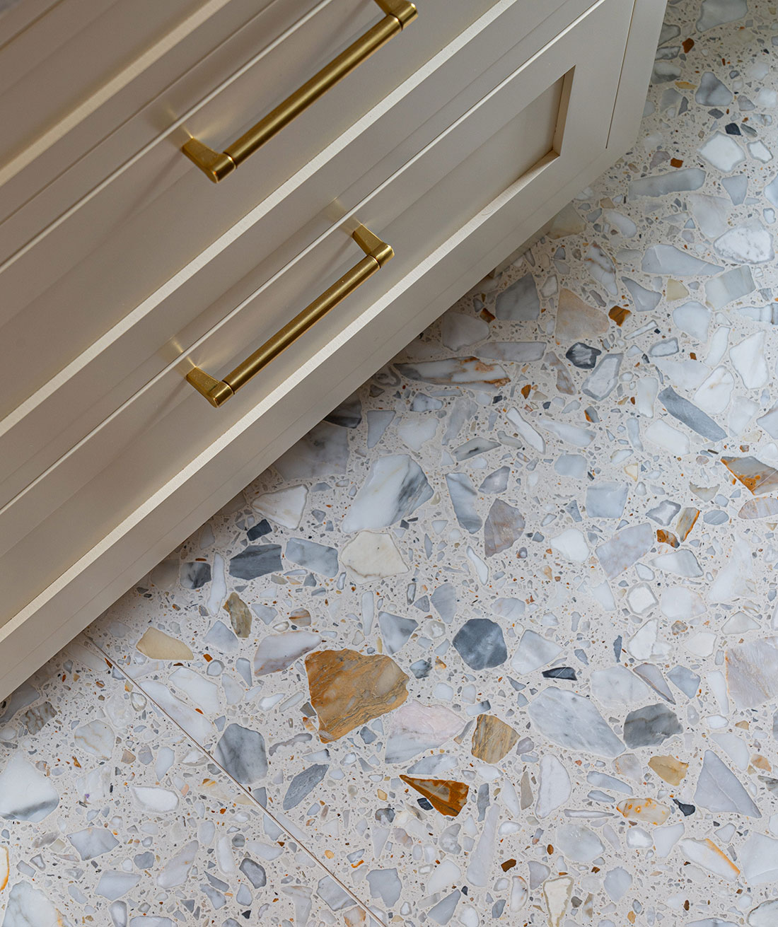 Shrader Bath Terrazzo Detail