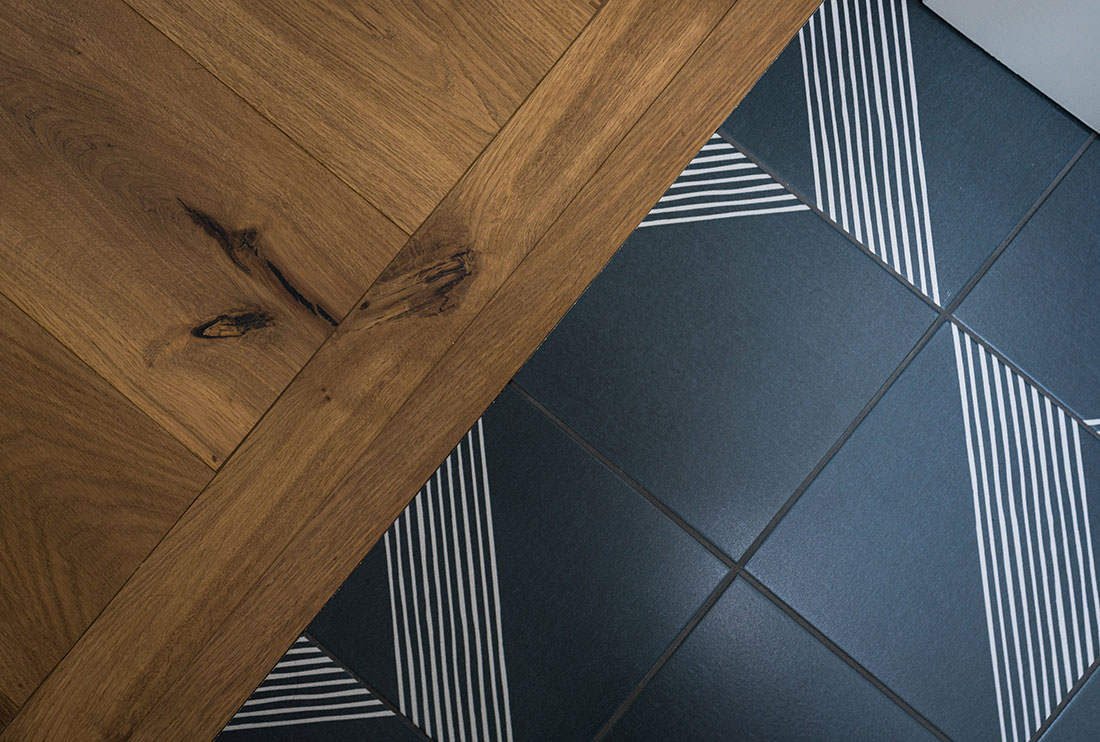Noe Valley Tile Wood Floor Detail