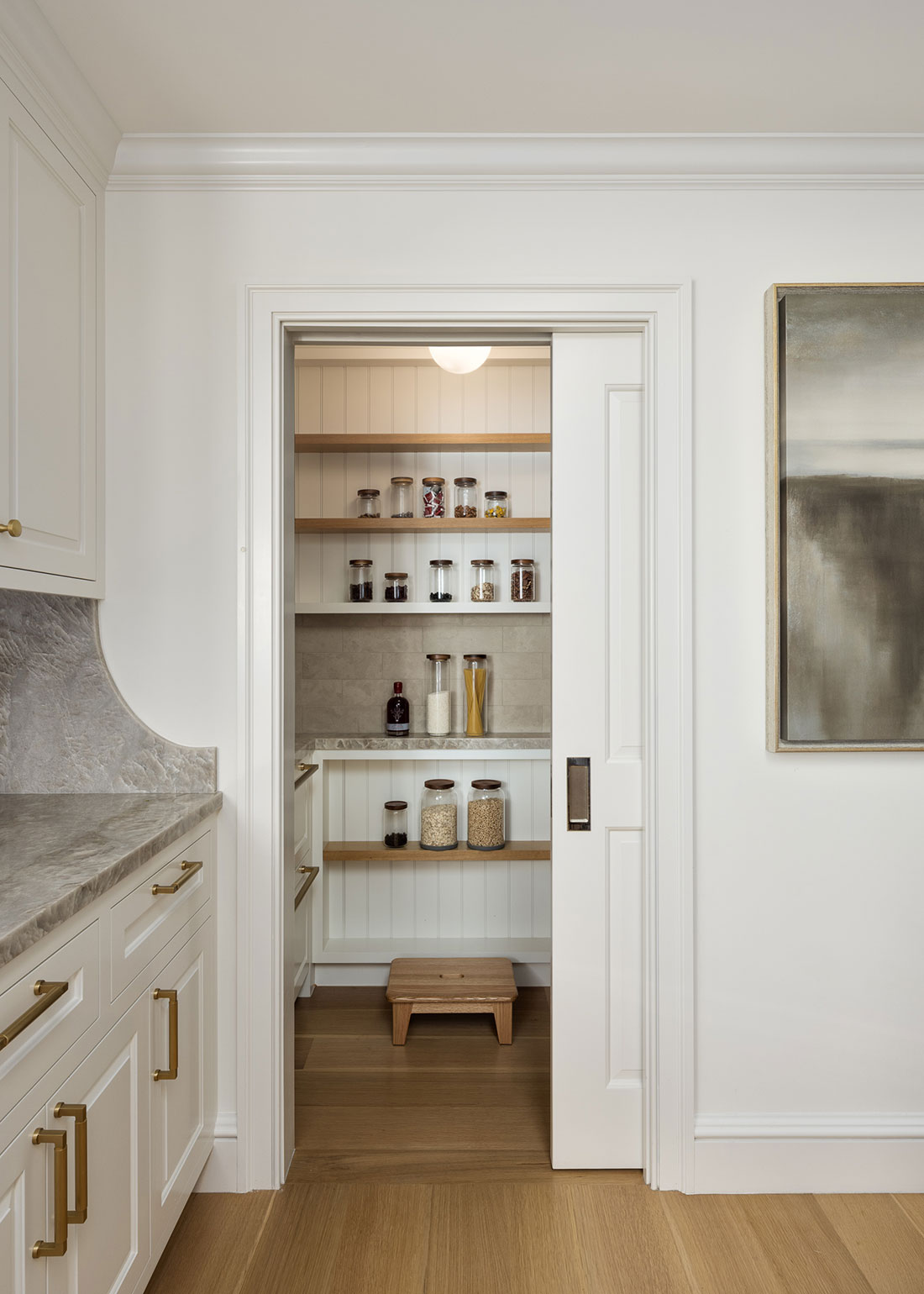 Refined Ranch Kitchen Pantry