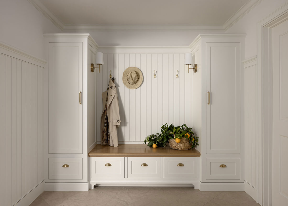 Refined Ranch Mudroom Full View