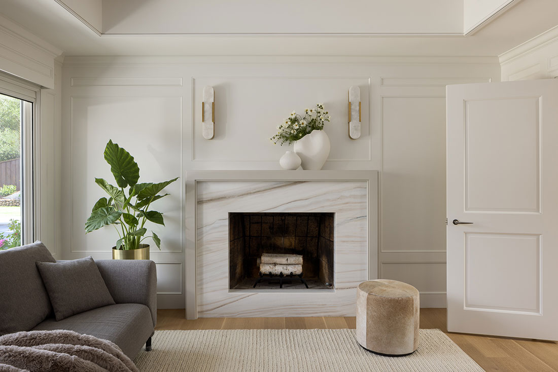 Refined Ranch Fireplace